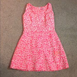 Lilly Pulitzer Pink Floral Embroidered Dress